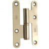 Zawias do drzwi 94x53mm stal złoty połysk PRAWY (pl) mod. 409C