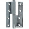 Zawias do drzwi 120x80mm chrom połysk LEWY (pl)  mod. 418