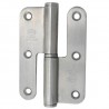 Zawias do drzwi 100x70mm stal nierdzewna INOX LEWY (pl) mod. 422