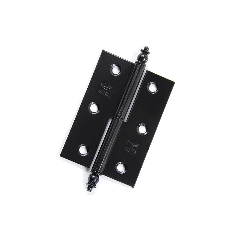 Zawias meblowy 60x41mm czarny LEWY (pl) 2szt. mod. 541