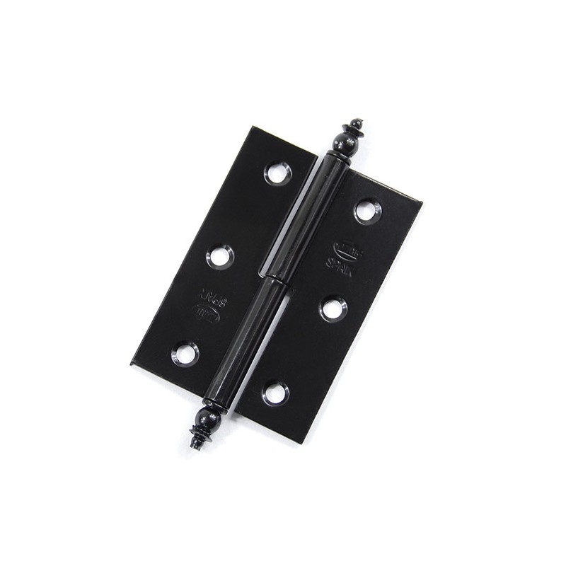 Zawias meblowy 70x43mm czarny PRAWY (pl) mod. 541