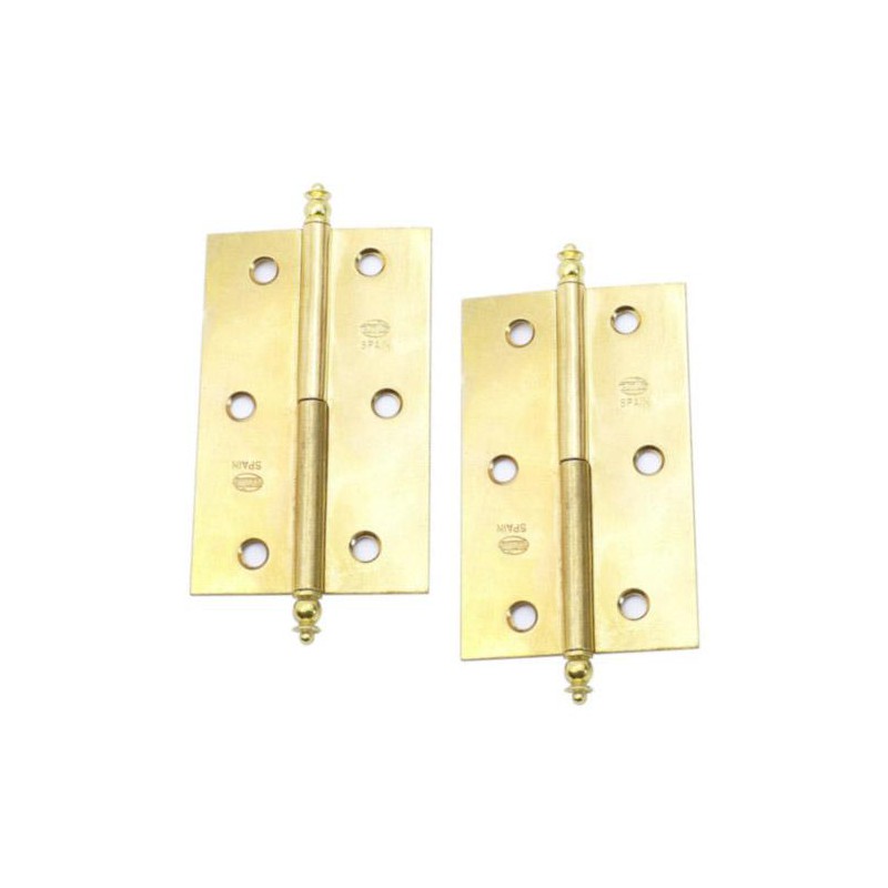 Zawias meblowy 70x43mm mosiądzowany PRAWY (pl) 2szt. mod. 541 BAG