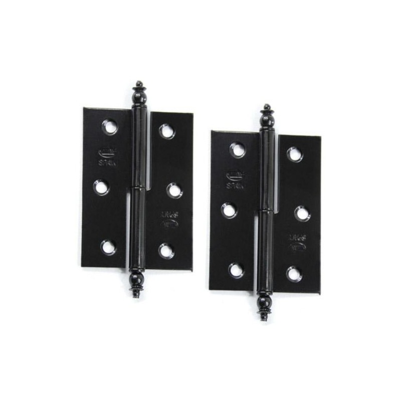 Zawias meblowy 70x43mm czarny LEWY (pl) 2szt. mod. 541 BAG