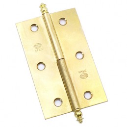 Zawias meblowy 70x43mm mosiądzowany LEWY (pl) mod. 541