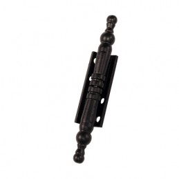 Zawias meblowy ozdobny 100mm czarny mod. 555