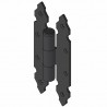 Zawias 9110-200x90 rozbieralny czarny D