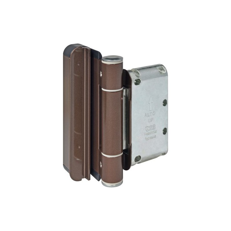 Zawias do drzwi wejściowych wpuszczany D20 z regulacją brązowy mod. R4-18