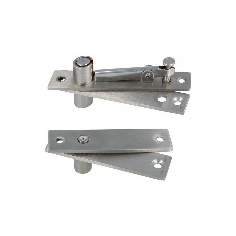 Komplet zawiasów do drzwi od 32mm/2,8m 80kg stal nierdzewna INOX typ Pivot01