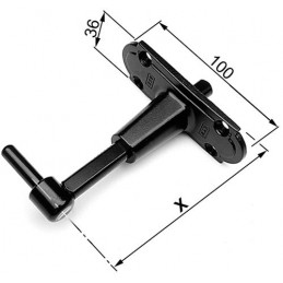 Zawias czarny 116-145/100 Gr3