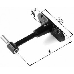 Zawias czarny 25-55-100 GR0