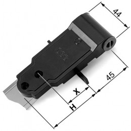 Zawias czarny 26x56x44