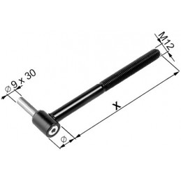 Zawias czarny 85mm śr.9x30 GR1