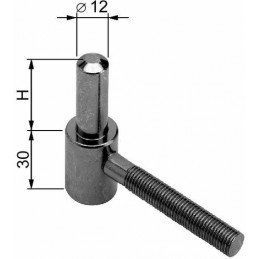 Zawias czarny model 186 śr.20mm/32mm