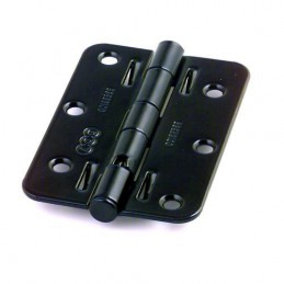 Zawias 63x90mm do składanych okiennic dystans 25mm czarny