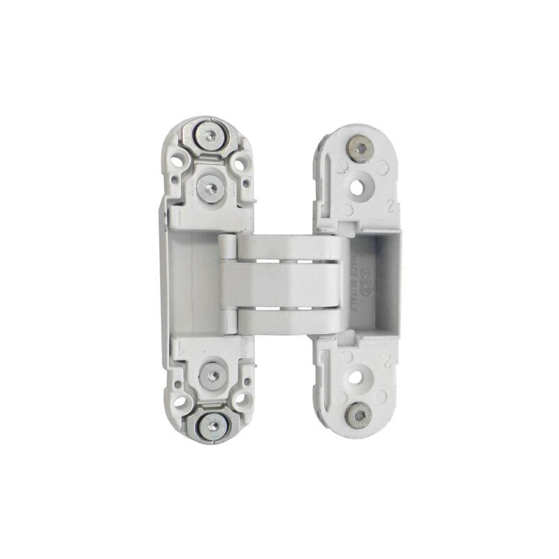 Zawias drzwiowy ukryty ECLIPSE 2.0 biały z regulacją