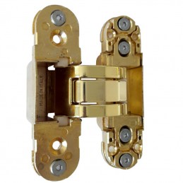 Zawias drzwiowy ukryty ECLIPSE 2.0 mosiądzowany z regulacją