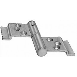 Zawias IPA 11171-70 mosiężny trzpień Lewy galwanizowany