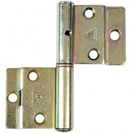 Zawias IPA 11174-90mm Prawy żółty ocynk mosiężny trzpień