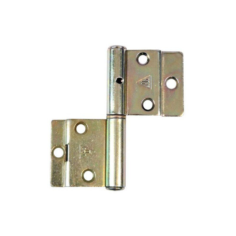 Zawias IPA 11174-90mm Prawy żółty ocynk mosiężny trzpień