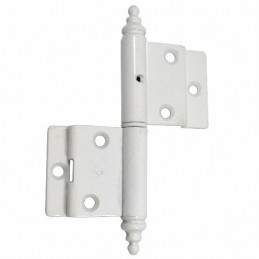 Zawias IPA 11177-90mm Prawy biały mosiężny trzpień