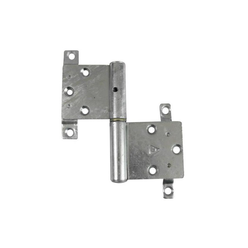 Zawias IPA 11197-120 mosiężny trzpień Lewy galwanizowany