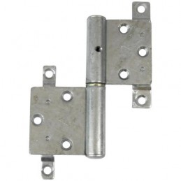 Zawias IPA 11198-120mm Prawy galwanizowany mosiężny trzpień