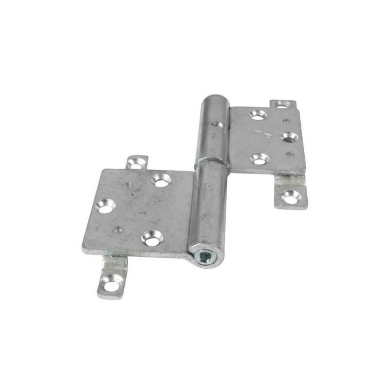 Zawias IPA 12098-120mm Prawy galwanizowany stalowy trzpień
