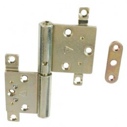 Zawias IPA 12198-120 stalowy trzpień Prawy żółty ocynk