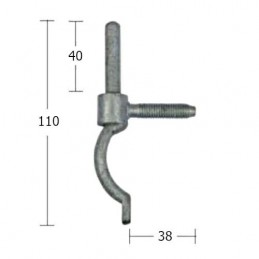 Zawias IPA 21535 8mm gal.