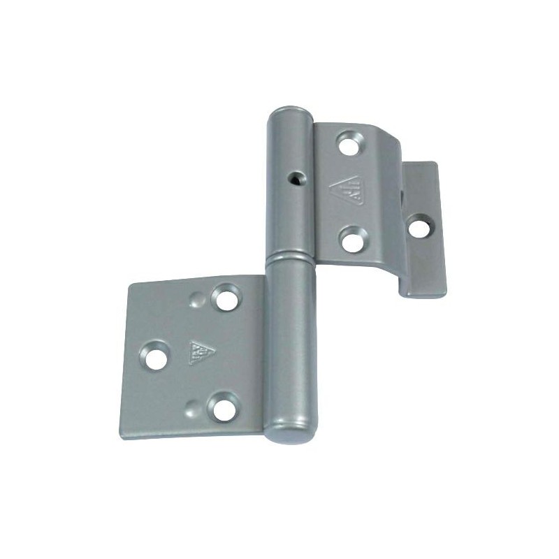 Zawias IPA 61874-90 stalowy trzpień Prawy szary