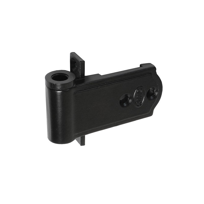 Zawias narożny do fi. 9mm 16mm czarny AMIG mod.3010