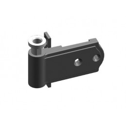 Zawias narożny do fi. 9mm 16mm czarny AMIG mod.3010