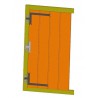 Zawias narożny 4000-400 fi14 ozdob Prawy