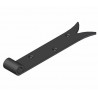 Zawias pasowy 300mm ozdobny czarny do fi.14 mod. 7020
