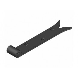 Zawias pasowy 400mm ozdobny czarny do fi.14 mod. 7020