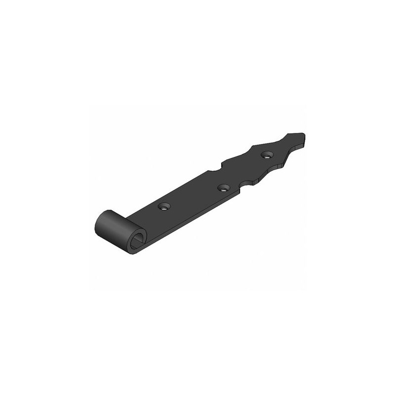 Zawias pasowy 7030-300 ozdobny czarn