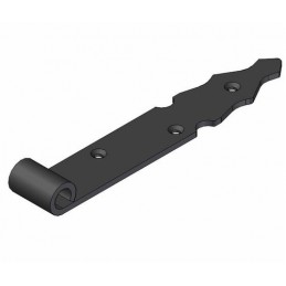 Zawias pasowy 7030-350 ozdobny czarn