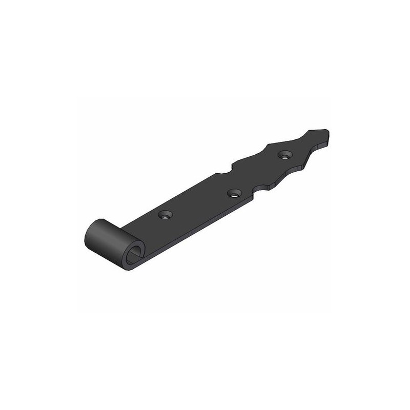 Zawias pasowy 7030-350 ozdobny czarn