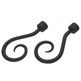 Końcówka karnisza fi.20mm czarne 140mm mod.681