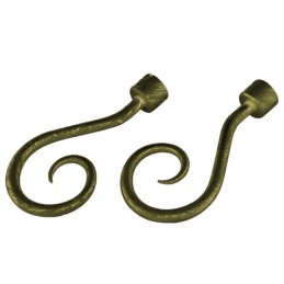 Końcówka karnisza fi.20mm złoto antyczne 140mm mod.681