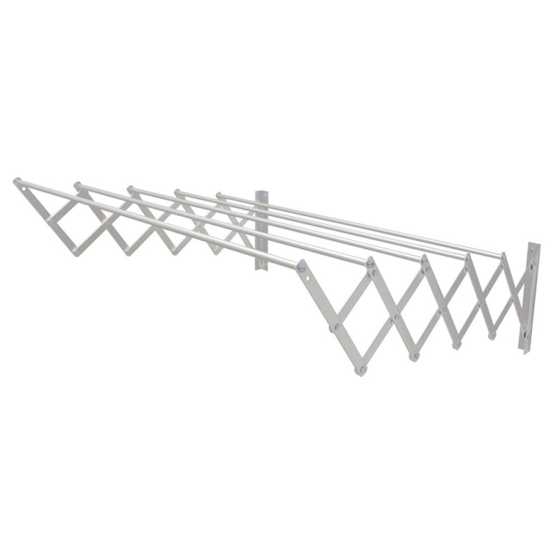 Suszarka rozsuwana ścienna łazienkowa balkonowa aluminiowa szer. 1,3m mod.1