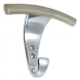 Wieszak 53 mosiądz chrom mat/chrom Ostatnie sztuki w fantastycznej cenie! Solidne wykonanie, produkt bez uszkodzeń