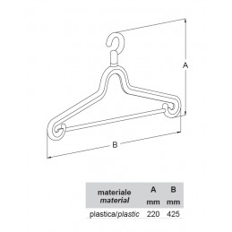 Wieszak ubraniowy do szafy OMETTO GIREVOLE biały