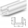 Profil U 15x15-2M stalowy lakierowany