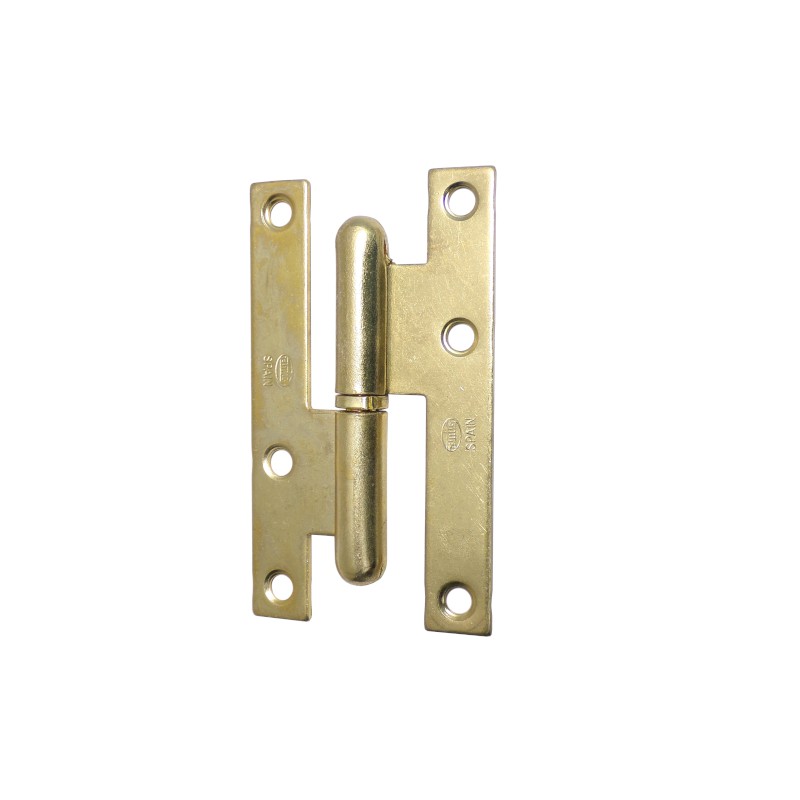 Zawias do drzwi 140x61mm stal mosiądzowany rozłączny PRAWY (pl) mod. 403