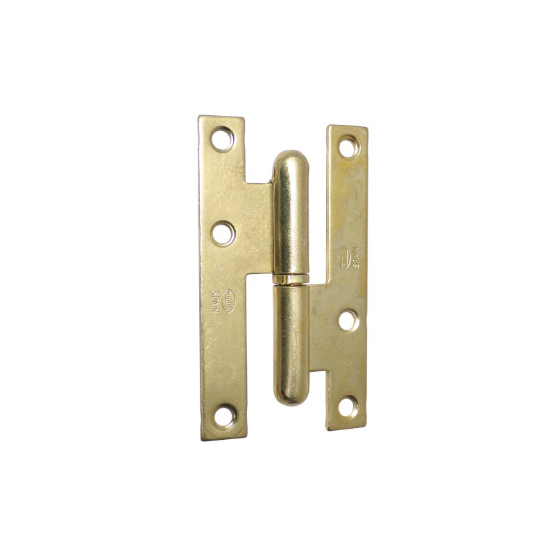 Zawias do drzwi 80x41mm stal mosiądzowany rozłączny LEWY (pl) mod. 403