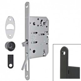 Zamek hakowy na klucz 70/50 czarny czoło 18x196 SCIVOLA T 196