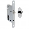 Zamek hakowy na wkładkę 50mm chrom mat czoło 16x160mm mod. SCIVOLA Tre