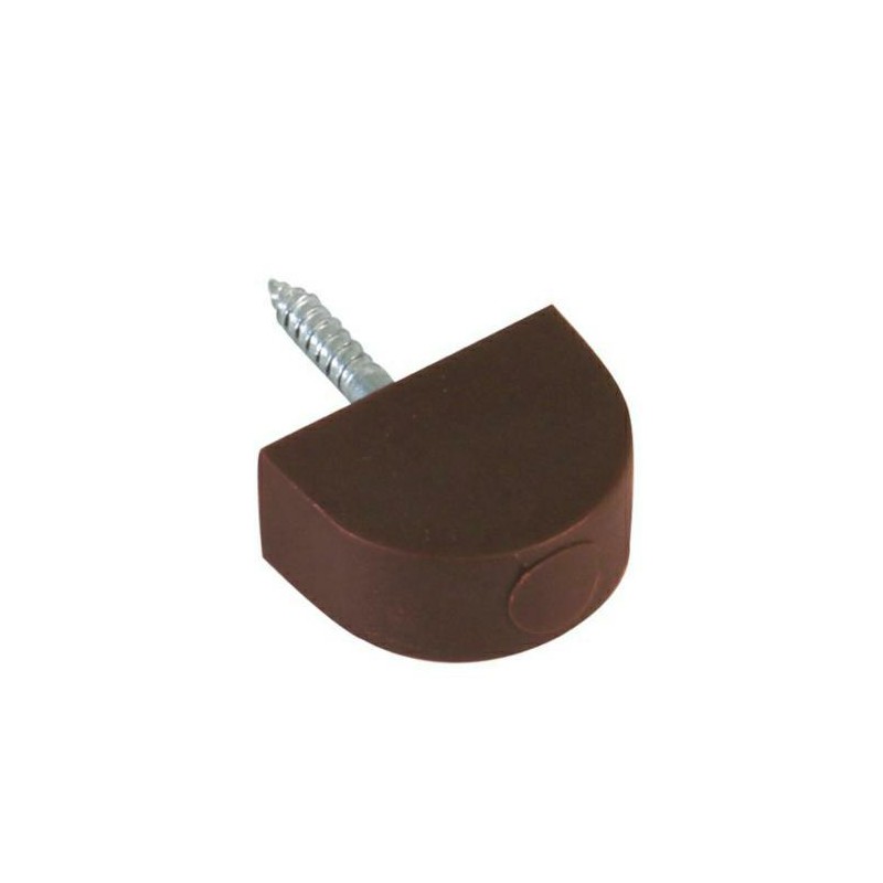 Podpórka meblowa 19x15mm brąz plastikowa 8szt. mod.165