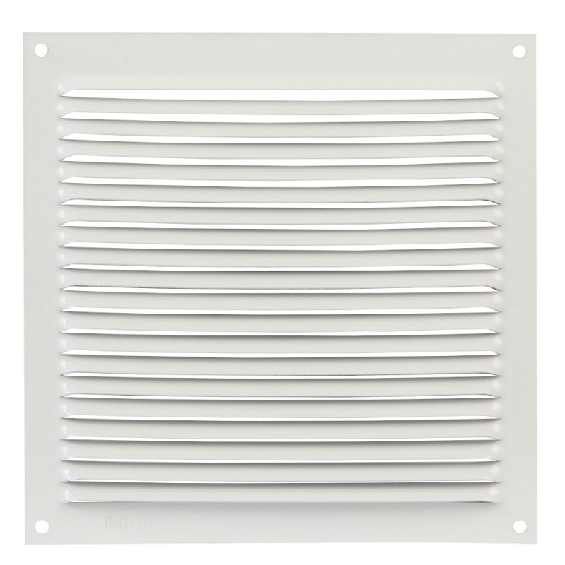 Kratka wentylacyjna 150x150x0,6 biała mod.3 DIS